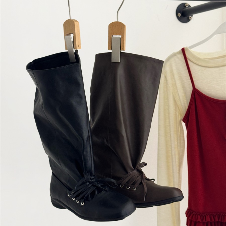 Retro Pointed Toe 5CM Heel Chunky Boots Women 2026 New Belt Buckle Hollow Breathable Western Ankle Boots - Image 5