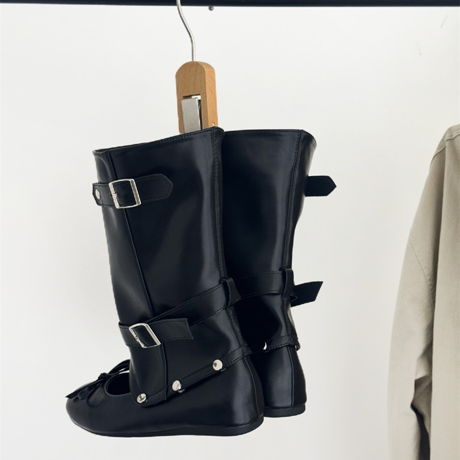 Niche Cool Detachable Two-Way Ballet Boots for Women Summer 2026 New Mary Jane Low-Cut Bow Single Shoes Short Boots - Image 5