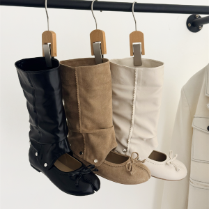 Vintage Flat Platform Fringe Short Boots 2026 Spring Summer New Hollow Pointed Toe Mary Jane Sandals